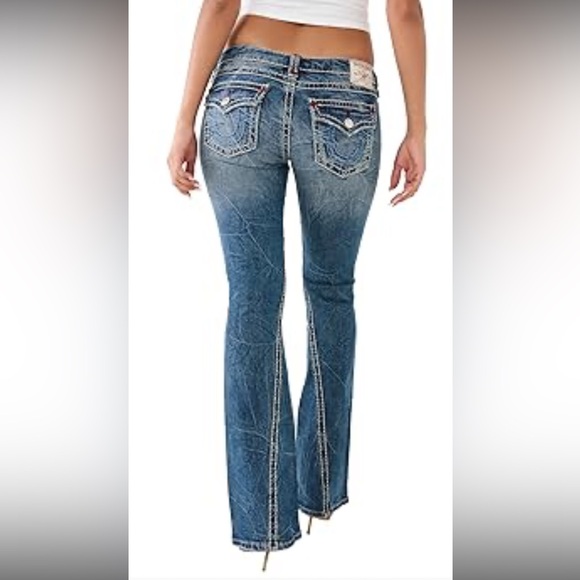JOEY SUPER BIG T FLARE JEANS - Picture 1 of 11